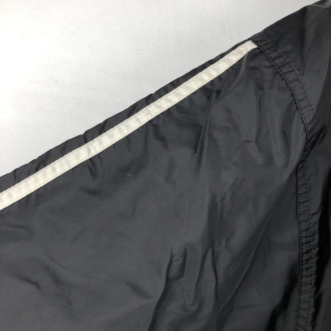 Adidas nylon jacket, men's size M (approx.) Nylon black type Vintage Second Hand