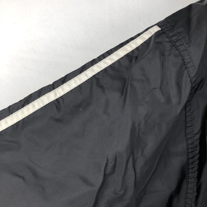 Adidas nylon jacket, men's size M (approx.) Nylon black type Vintage Second Hand