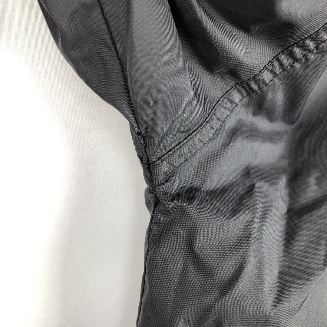 Adidas nylon jacket, men's size M (approx.) Nylon black type Vintage Second Hand