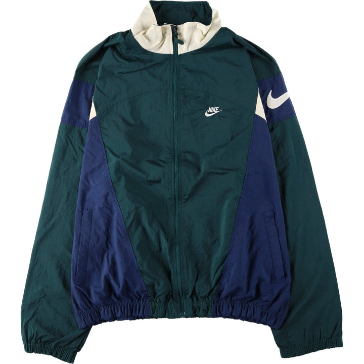 90'S Nike Nylon Jacket Men's XXL Vintage Nylon green type Vintage Second Hand
