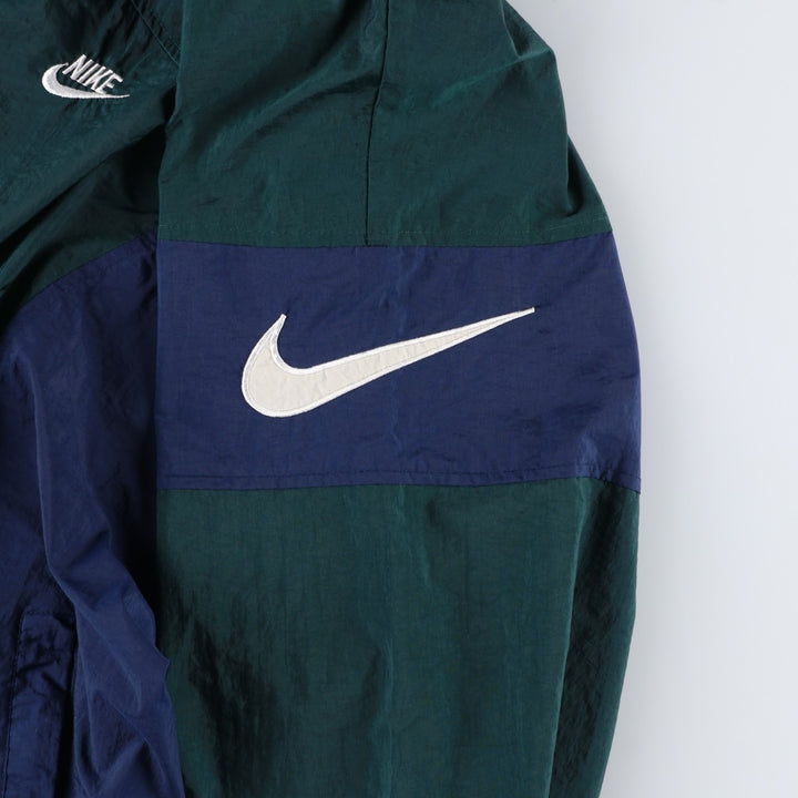 90'S Nike Nylon Jacket Men's XXL Vintage Nylon green type Vintage Second Hand