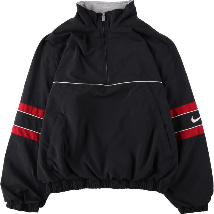 90'S Nike Warm-up Pullover, Men's M Size, Vintage polyester black type Vintage Second Hand