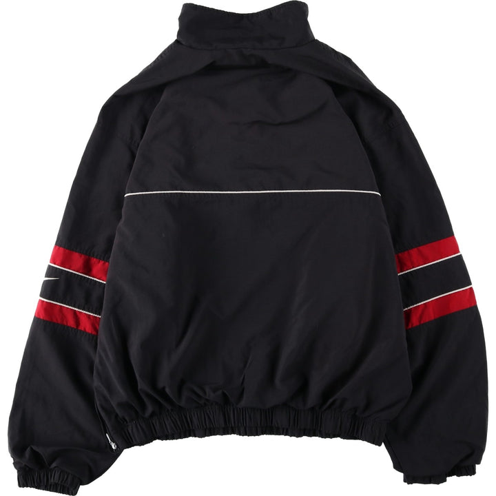 90'S Nike Warm-up Pullover, Men's M Size, Vintage polyester black type Vintage Second Hand