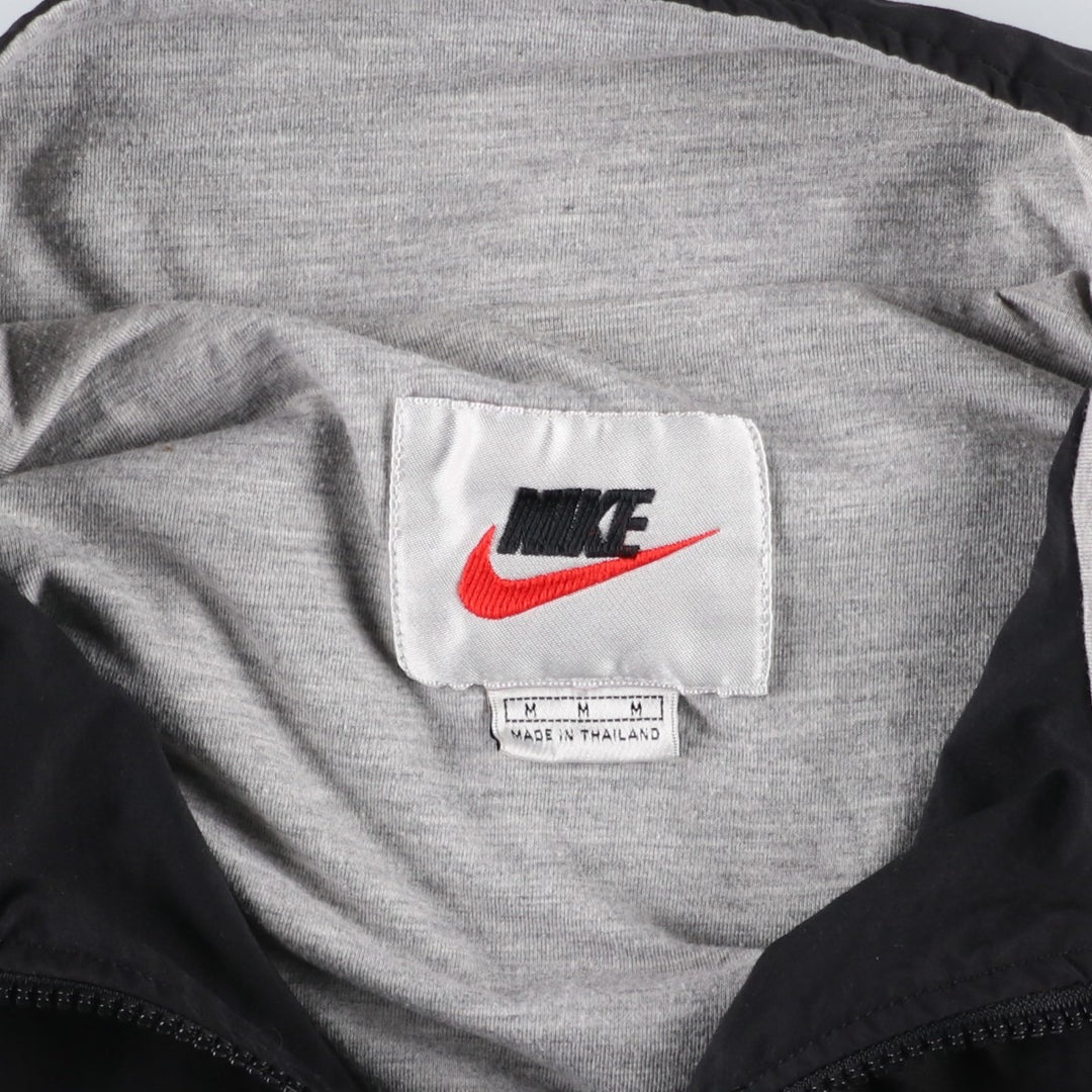 90'S Nike Warm-up Pullover, Men's M Size, Vintage polyester black type Vintage Second Hand