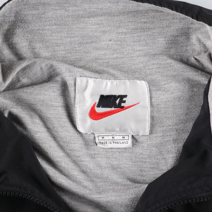 90'S Nike Warm-up Pullover, Men's M Size, Vintage polyester black type Vintage Second Hand