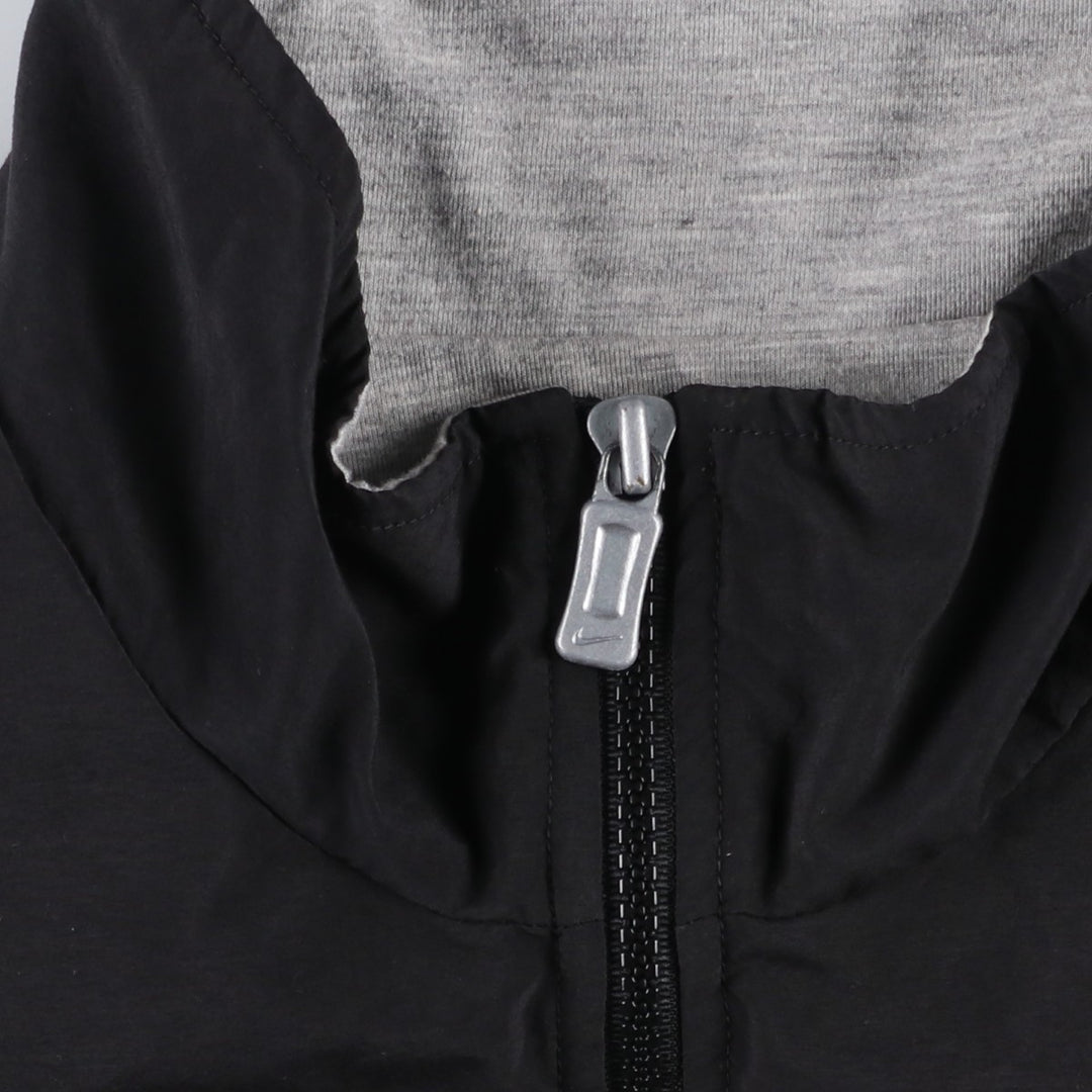 90'S Nike Warm-up Pullover, Men's M Size, Vintage polyester black type Vintage Second Hand