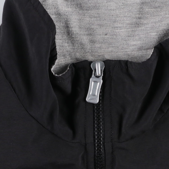 90'S Nike Warm-up Pullover, Men's M Size, Vintage polyester black type Vintage Second Hand