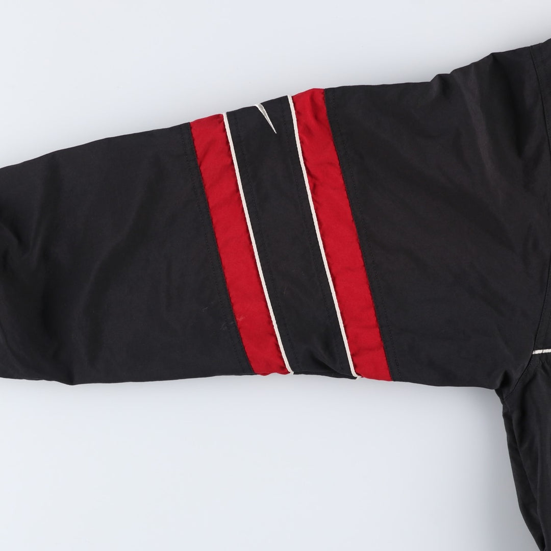 90'S Nike Warm-up Pullover, Men's M Size, Vintage polyester black type Vintage Second Hand