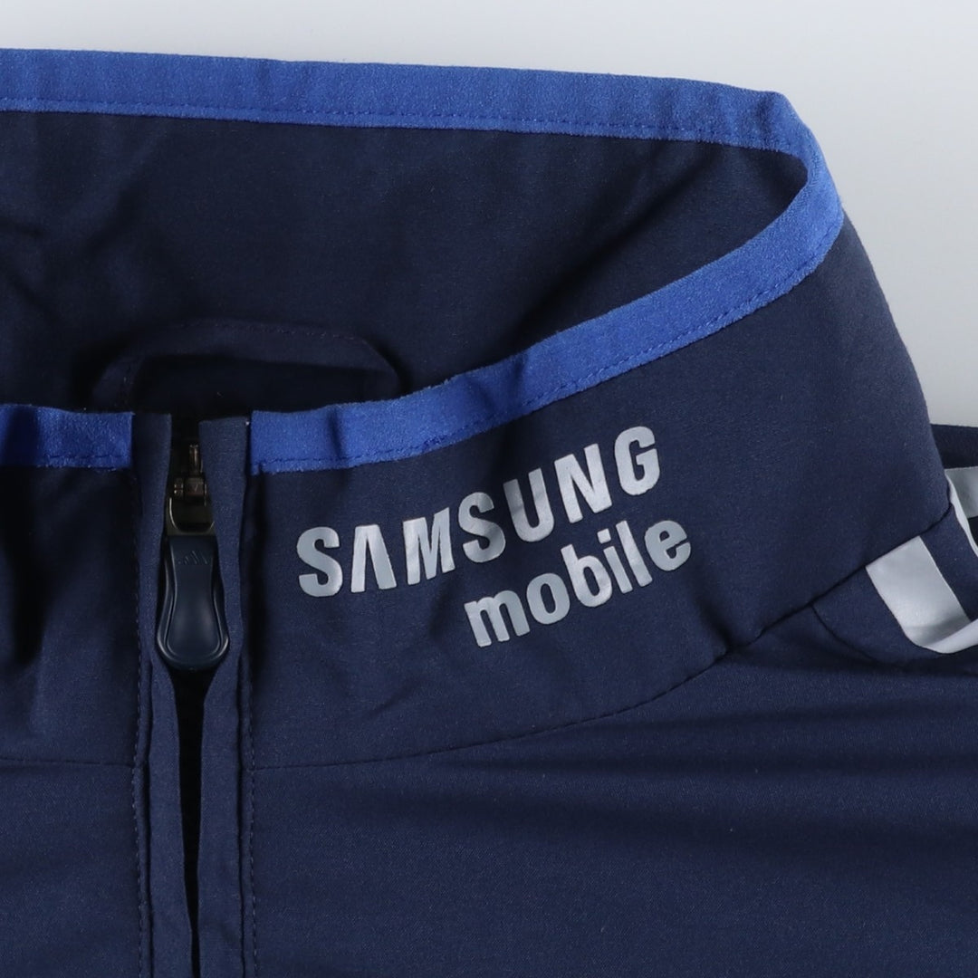 2000'S Adidas Premier League Chelsea FC Windbreaker, Men's Size S (approx.) polyester navy blue type Vintage Second Hand
