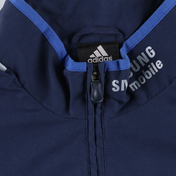 2000'S Adidas Premier League Chelsea FC Windbreaker, Men's Size S (approx.) polyester navy blue type Vintage Second Hand