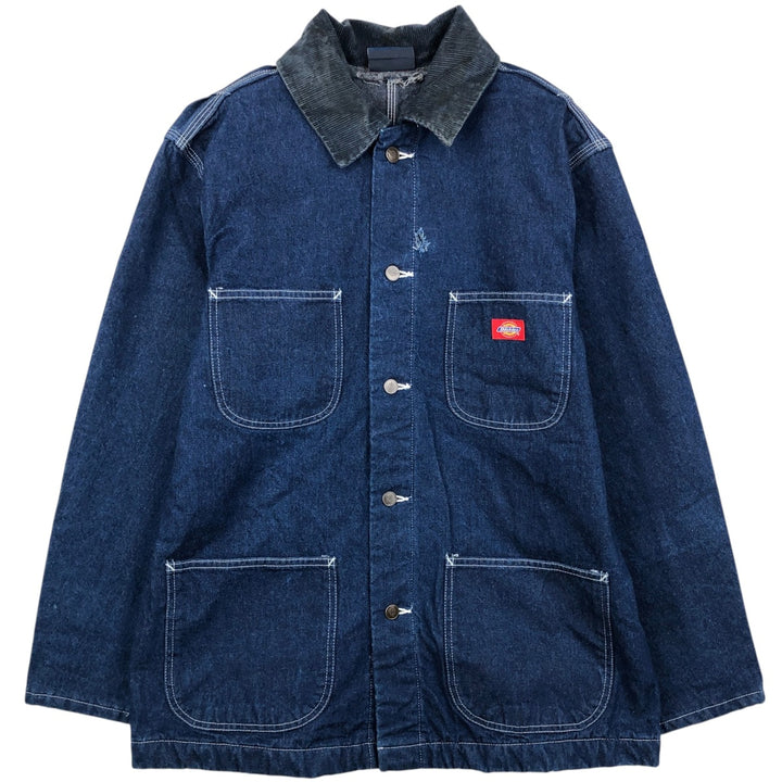 Dark blue Dickies denim coveralls, men's size L. unclear navy blue type Vintage Second Hand