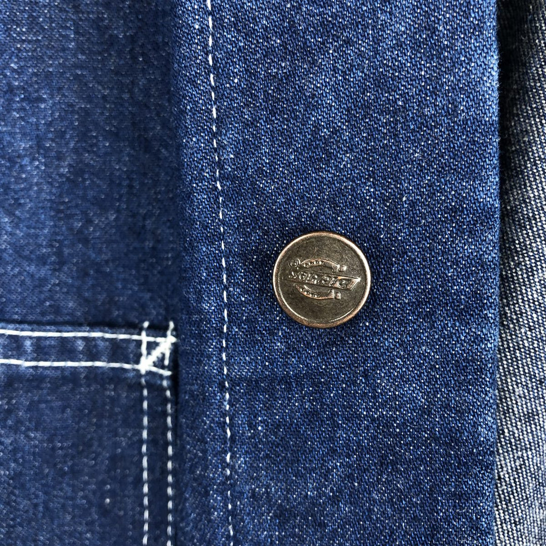 Dark blue Dickies denim coveralls, men's size L. unclear navy blue type Vintage Second Hand