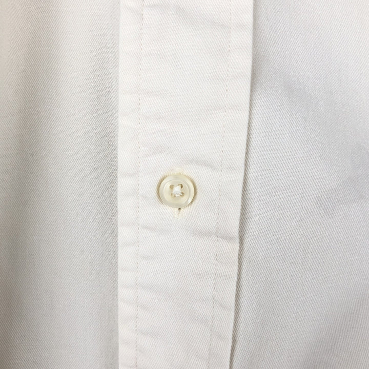 Ralph Lauren BLAKE short sleeve button down shirt, men's size L cotton white type Vintage Second Hand