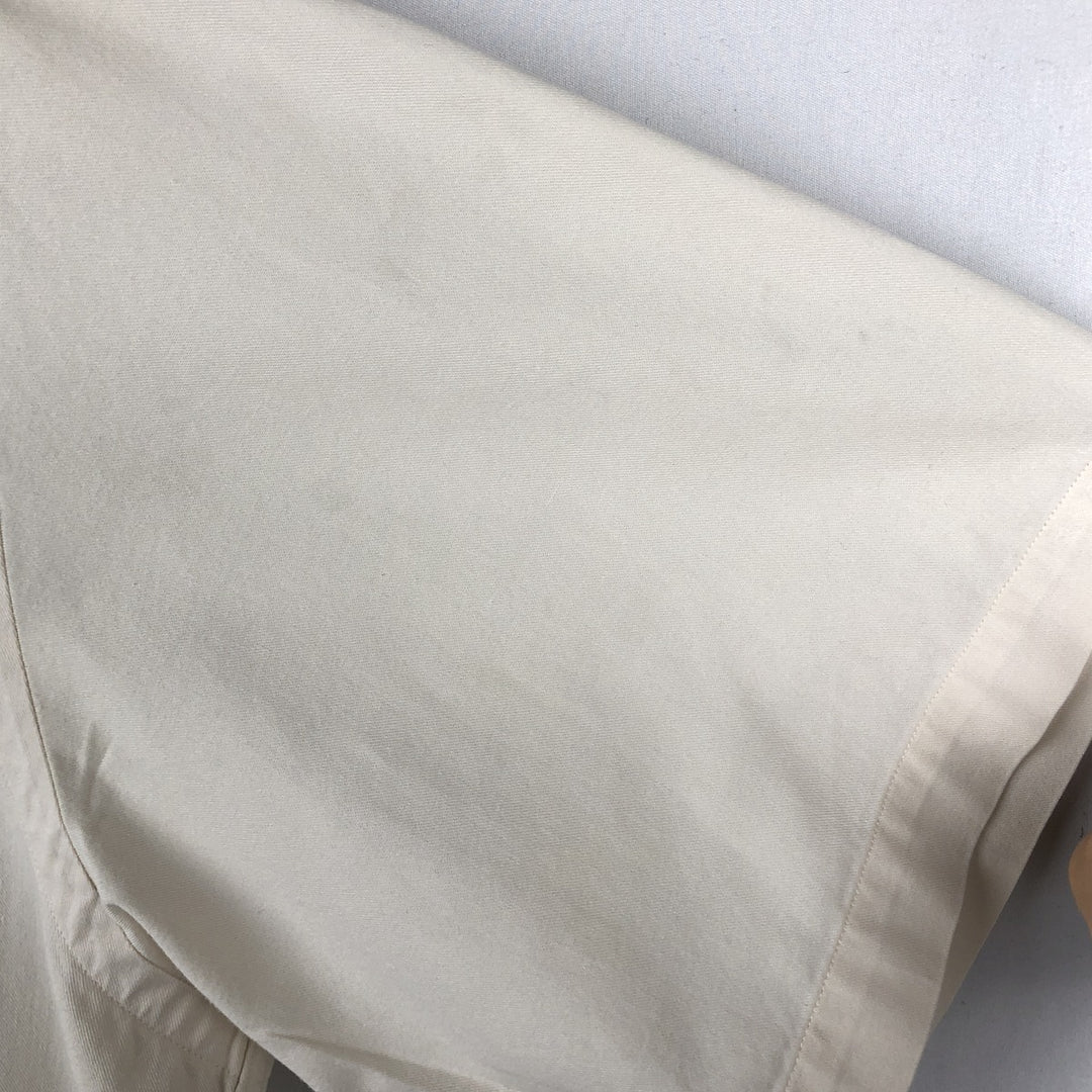 Ralph Lauren BLAKE short sleeve button down shirt, men's size L cotton white type Vintage Second Hand