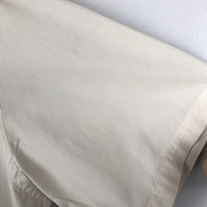 Ralph Lauren BLAKE short sleeve button down shirt, men's size L cotton white type Vintage Second Hand