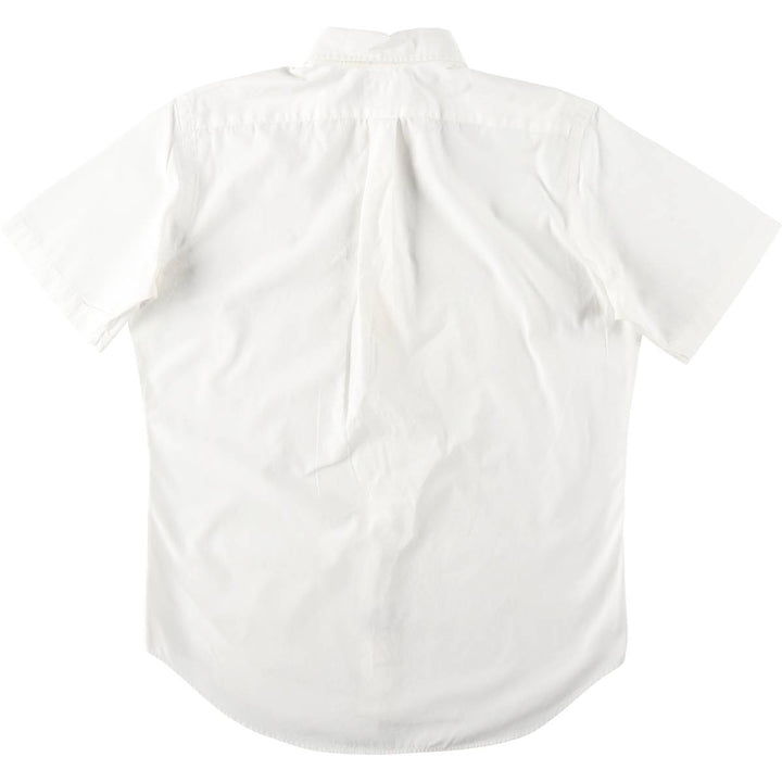 Ralph Lauren Classic Fit short sleeve button down shirt, men's size M cotton white type Vintage Second Hand