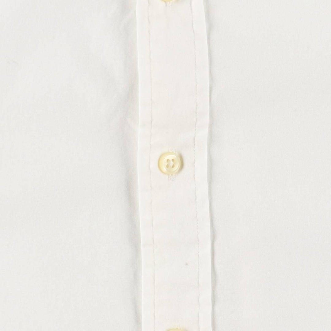 Ralph Lauren Classic Fit short sleeve button down shirt, men's size M cotton white type Vintage Second Hand