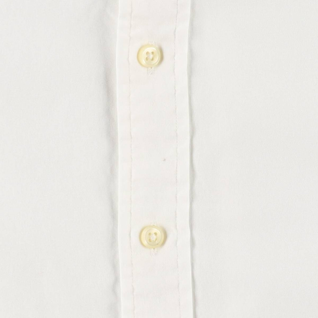 Ralph Lauren Classic Fit short sleeve button down shirt, men's size M cotton white type Vintage Second Hand