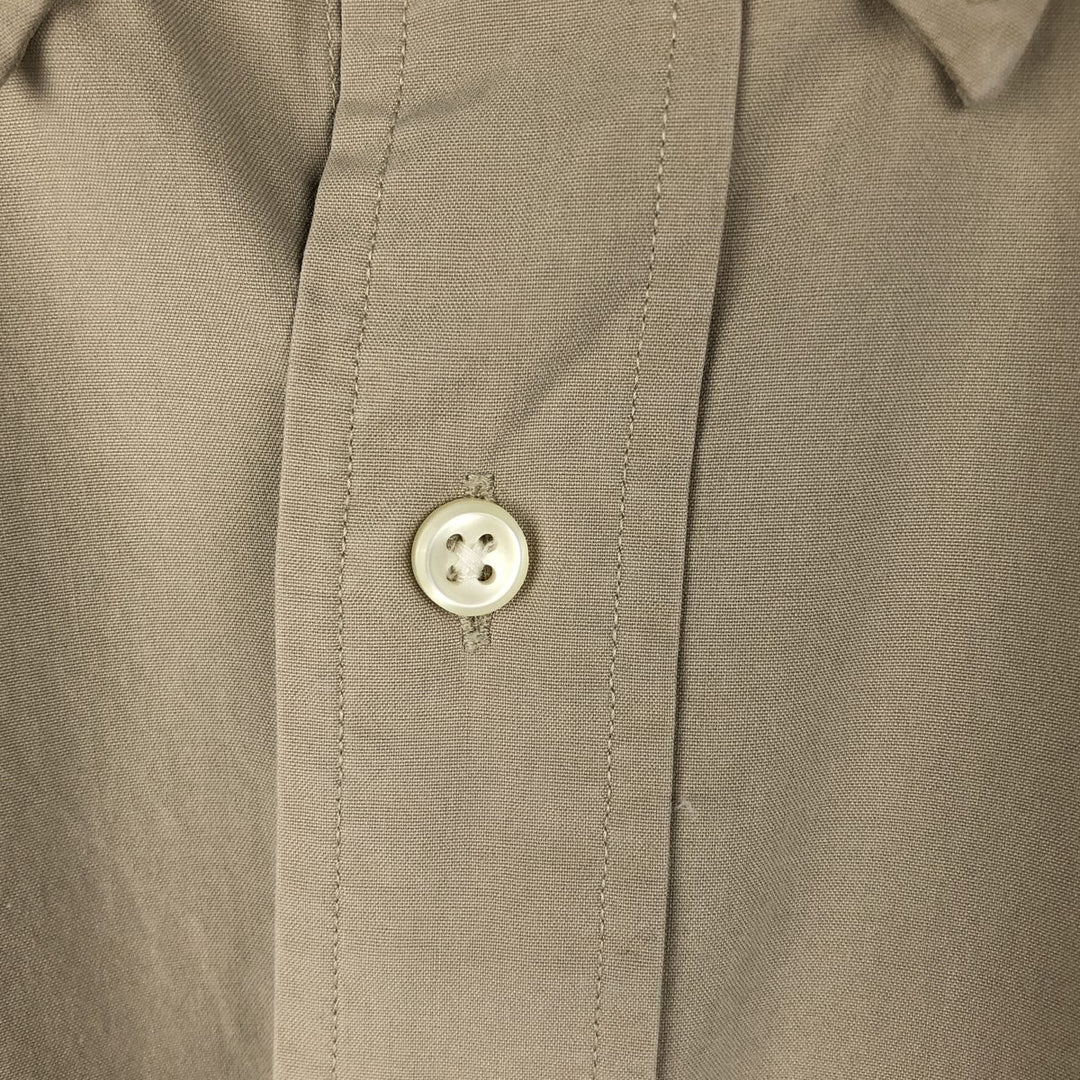 Ralph Lauren BLAKE short sleeve button down shirt, men's XL size cotton Beige type Vintage Second Hand