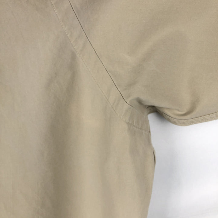 Ralph Lauren BLAKE short sleeve button down shirt, men's XL size cotton Beige type Vintage Second Hand
