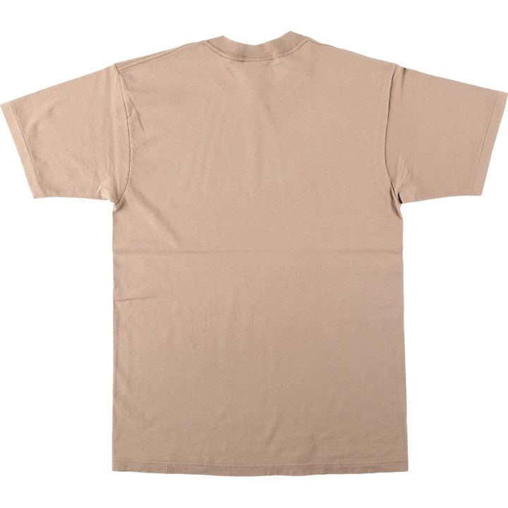 90'S SOFFE'S CHAICE Eagle Pattern Print T-Shirt, Made in USA, Men's Size M (approx.), Vintage cotton Beige type Vintage Second Hand