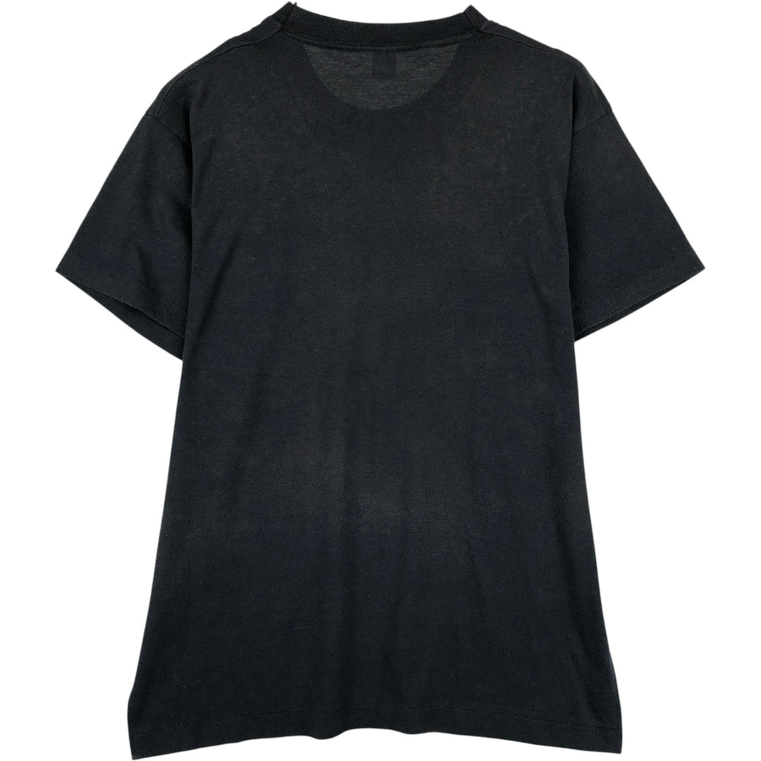 90'S SCREEN STARS Printed T-shirt Made in USA Men's L Vintage polyester black type Vintage Second Hand