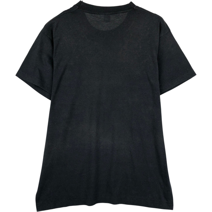 90'S SCREEN STARS Printed T-shirt Made in USA Men's L Vintage polyester black type Vintage Second Hand
