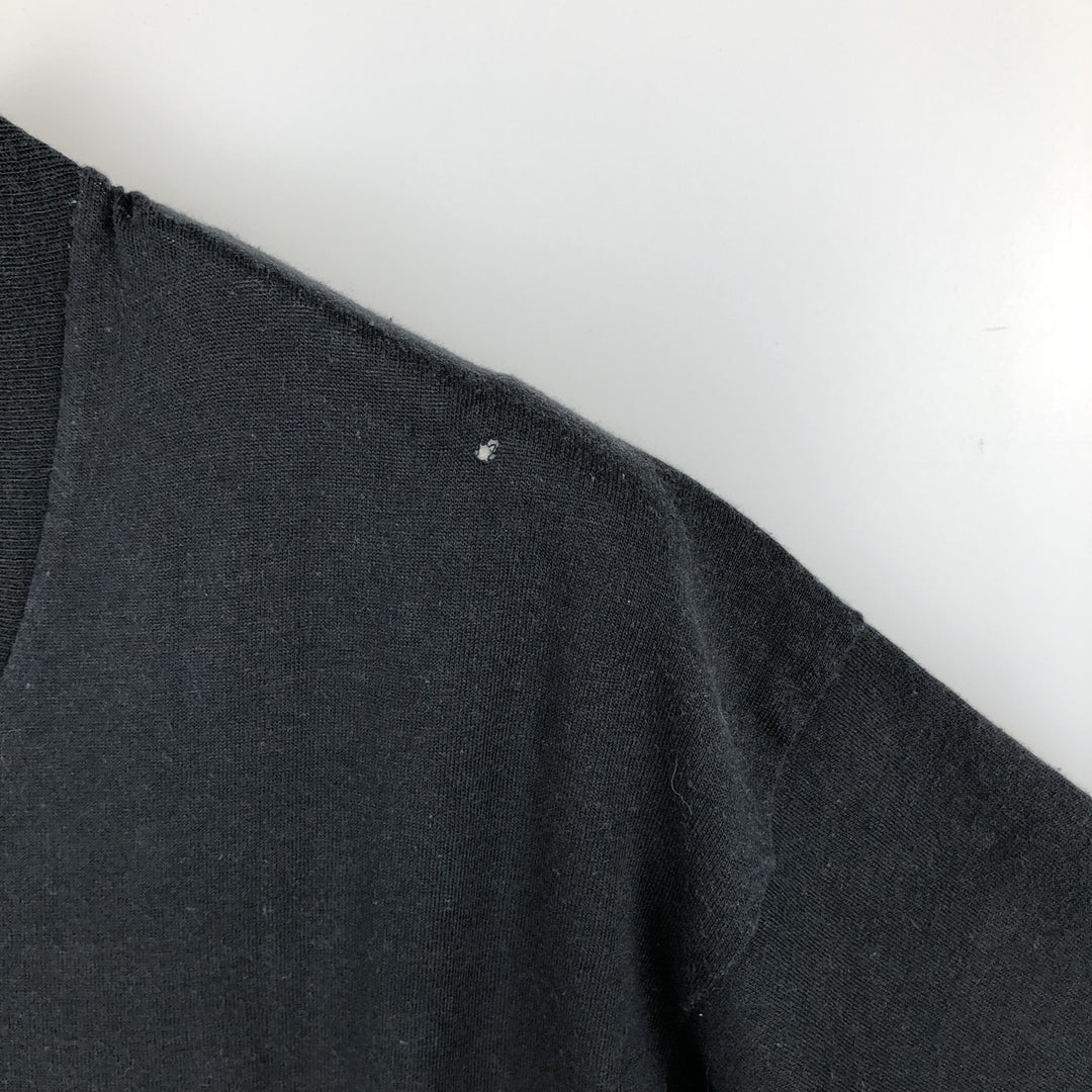 90'S SCREEN STARS Printed T-shirt Made in USA Men's L Vintage polyester black type Vintage Second Hand