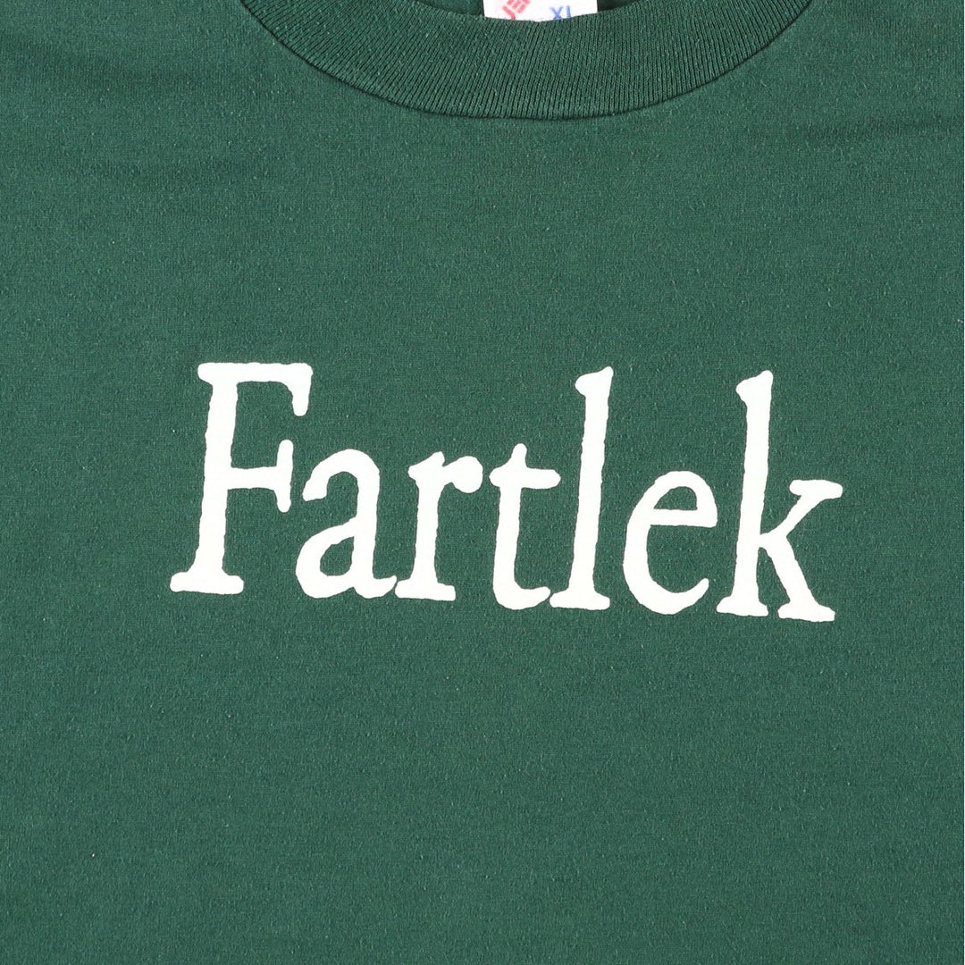 Jerzees Printed T-shirt Made in USA Men's XL size cotton Green type dark green Vintage Second Hand