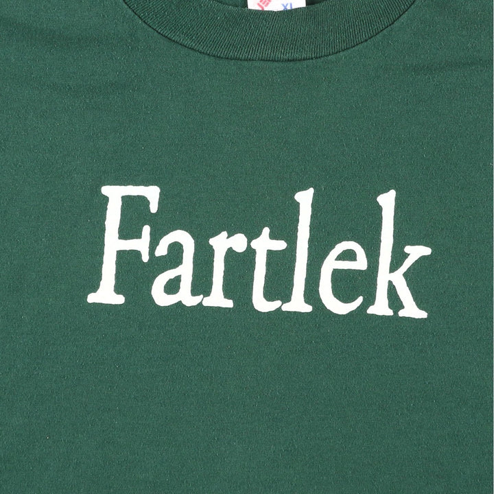 Jerzees Printed T-shirt Made in USA Men's XL size cotton Green type dark green Vintage Second Hand