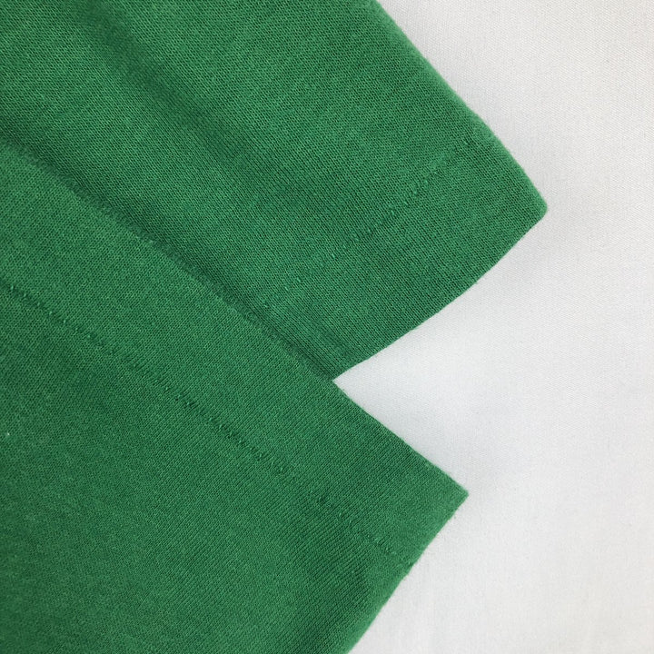 80'S Sportswear Print T-Shirt, Made in USA, Men's Size M (Equivalent), Vintage cotton green type Vintage Second Hand
