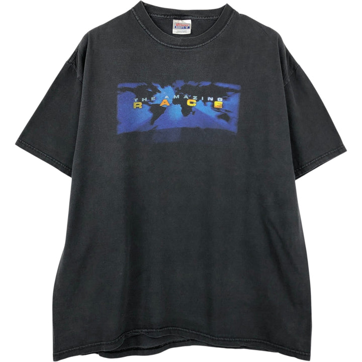 00'S Hanes BEEFY-T Printed T-shirt, Men's XL cotton black type Vintage Second Hand