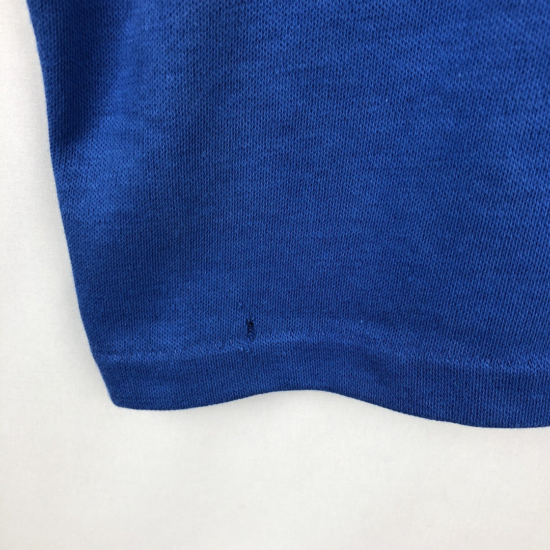 70s-80'S ARTEX Print T-Shirt, Made in USA, Men's Size L (Equivalent), Vintage cotton blue type Vintage Second Hand