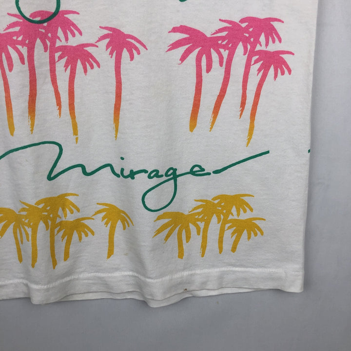 90'S Jerry Leigh All-Over Print T-Shirt, Made in USA, Men's XL (approx.), Vintage cotton white type Vintage Second Hand