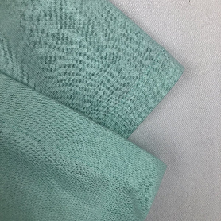 90'S Hanes HEAVYWEIGHT 50 cotton Mint green Vintage Second Hand