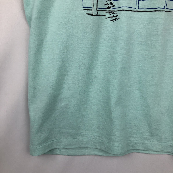 90'S Hanes HEAVYWEIGHT 50 cotton Mint green Vintage Second Hand