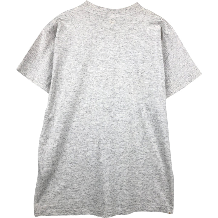 90'S Fruit of the Loom print T-shirt, Made in USA, Men's XL cotton gray type Vintage Second Hand