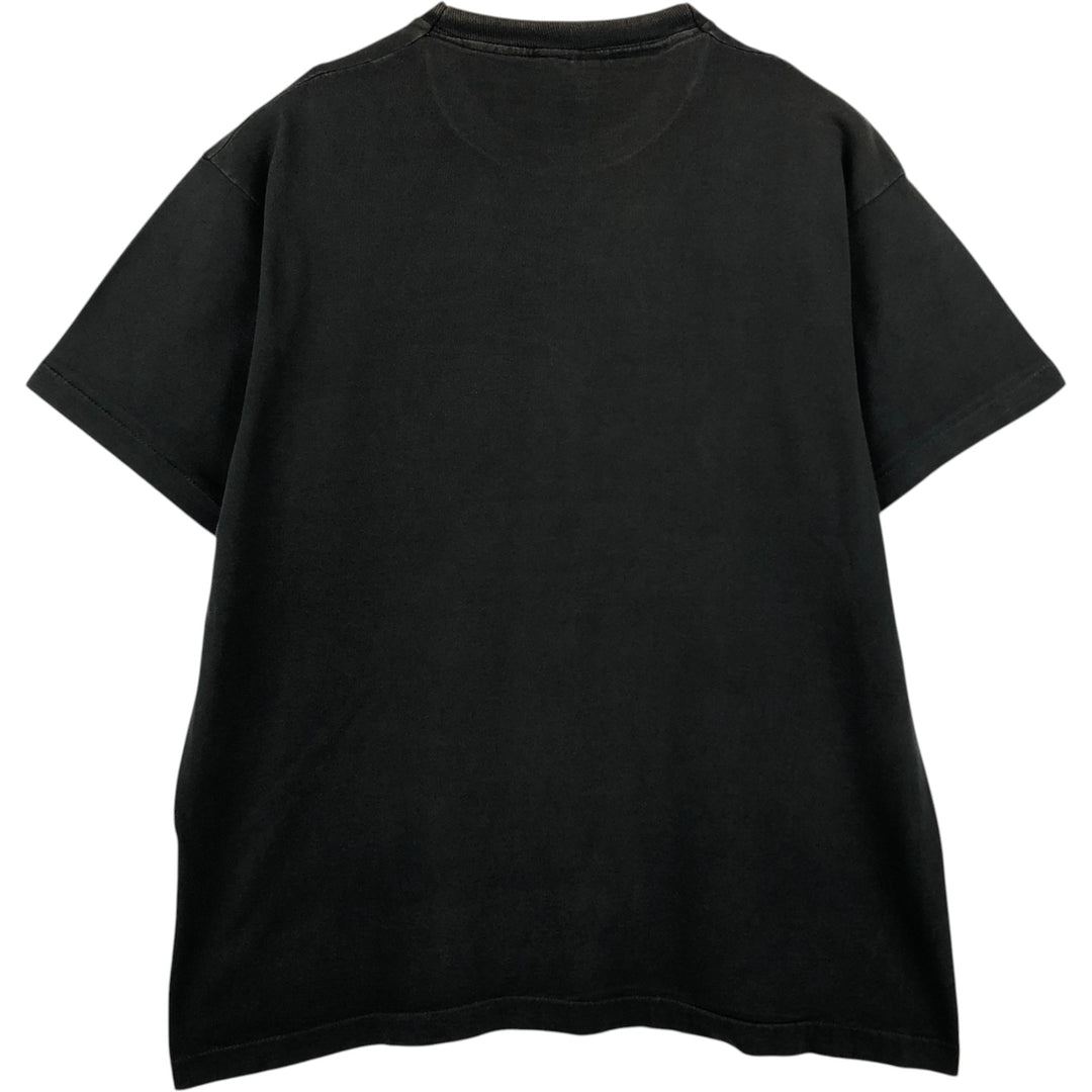 90'S Fruit of the Loom printed T-shirt, made in the USA, men's XXL, vintage cotton black type Vintage Second Hand