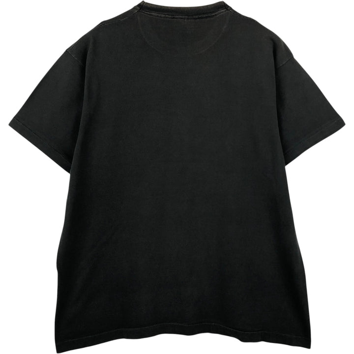 90'S Fruit of the Loom printed T-shirt, made in the USA, men's XXL, vintage cotton black type Vintage Second Hand