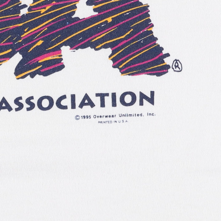 90'S Fruit of the Loom Best Printed T-shirt, Made in USA, Men's XL, Vintage cotton white type Vintage Second Hand