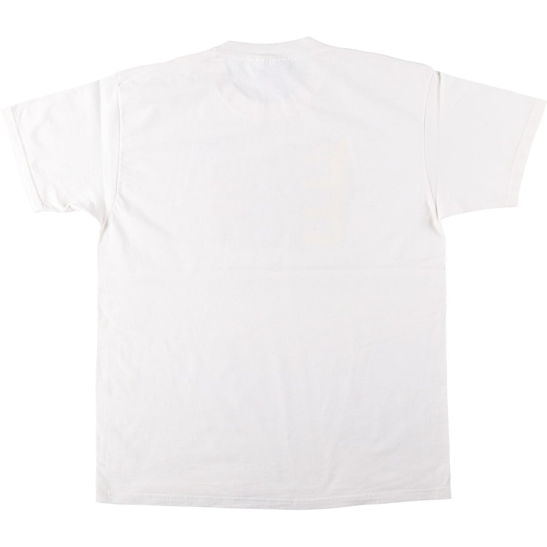 90'S Lee printed T-shirt, made in USA, men's size L, vintage cotton white type Vintage Second Hand