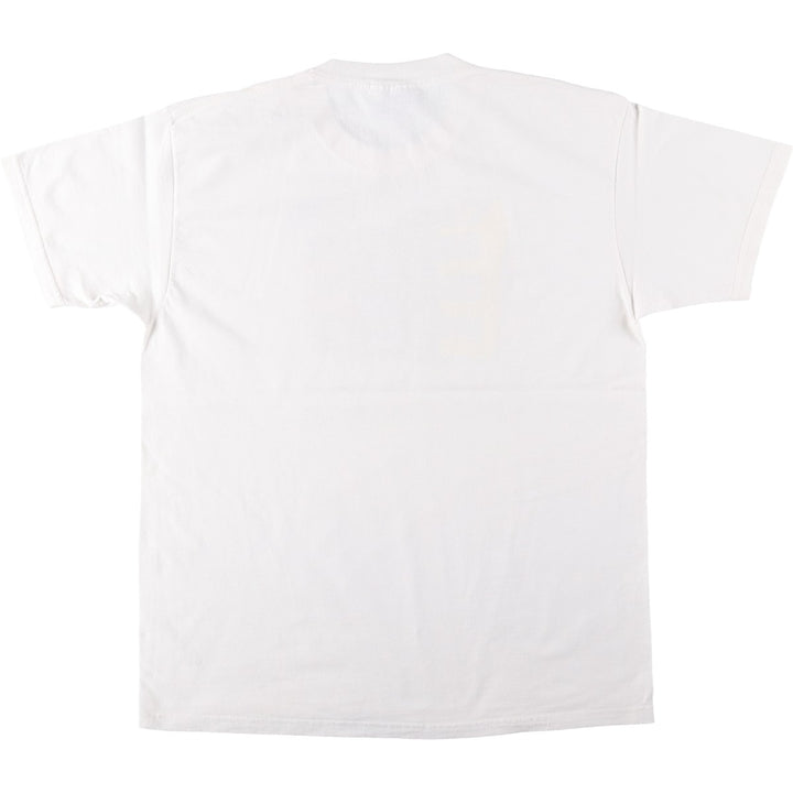 90'S Lee printed T-shirt, made in USA, men's size L, vintage cotton white type Vintage Second Hand