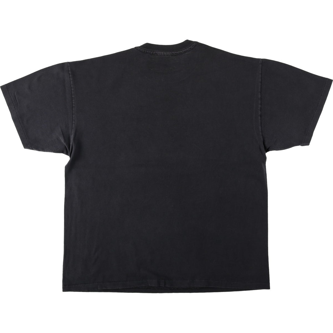 90'S Hanes HEAVYWEIGHT 50 cotton black type Vintage Second Hand