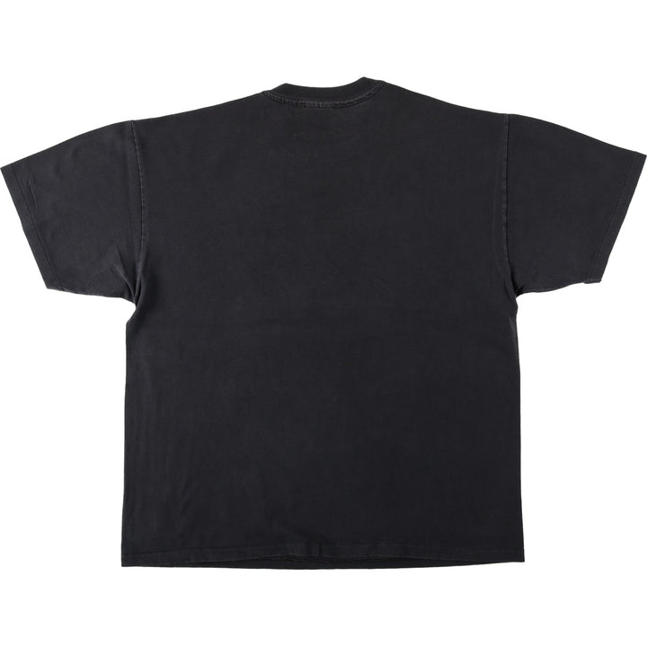 90'S Hanes HEAVYWEIGHT 50 cotton black type Vintage Second Hand