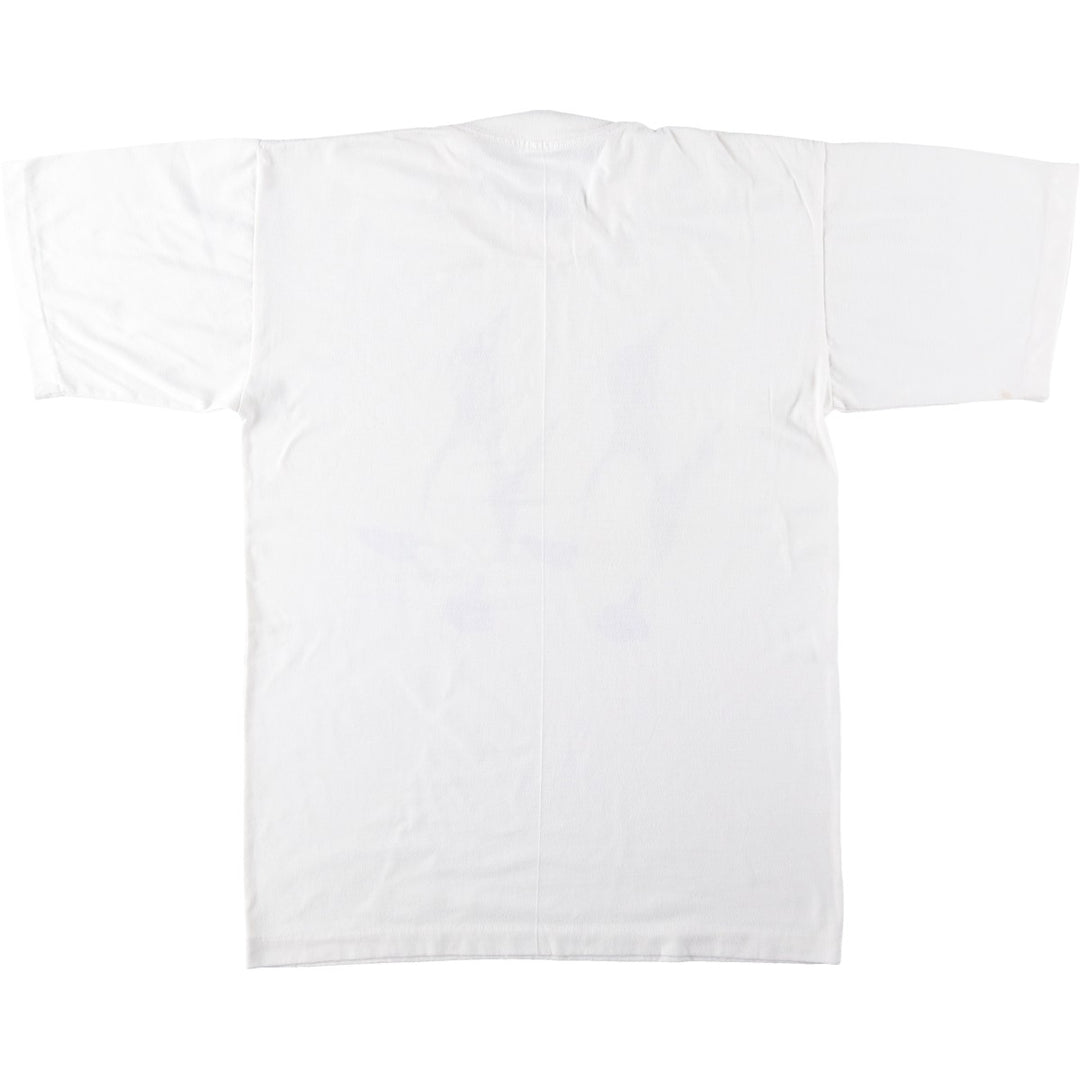 ~90'S ACTUAL GALAPAGOS Print T-Shirt, Men's Size L (Equivalent), Vintage unclear white type Vintage Second Hand