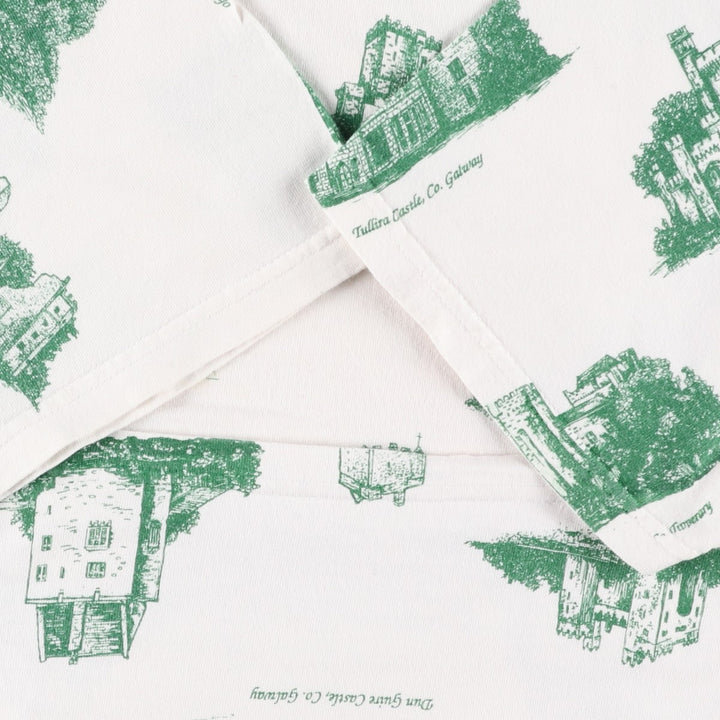 Lee All-Over Print T-Shirt, Made in USA, Men's Size L (Equivalent), Vintage cotton white type Vintage Second Hand