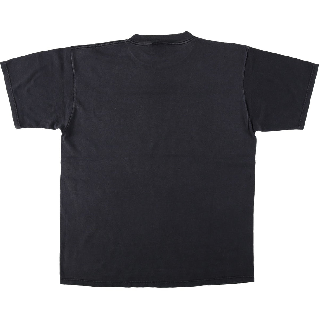 2000'S TULTEX Skull Pattern Print T-Shirt, Men's Size XL (approx.) cotton black type Vintage Second Hand