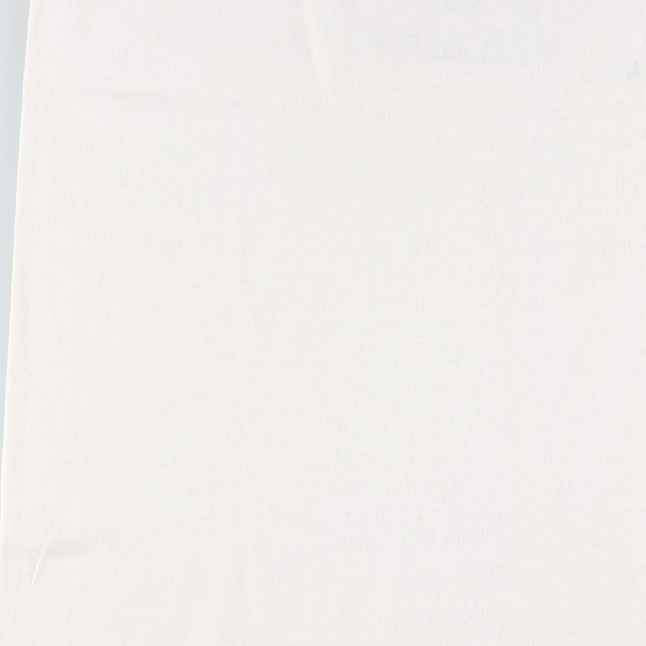 SPORTSWEAR Printed T-Shirt, Made in USA, Men's Size L cotton white type Vintage Second Hand