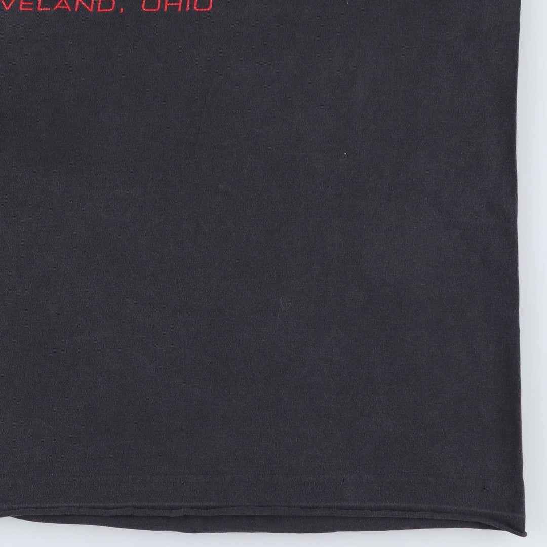 CRONIES Printed T-Shirt, Made in USA, Men's Size XL cotton black type Vintage Second Hand