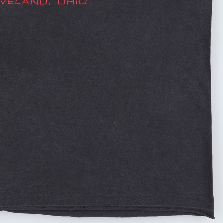 CRONIES Printed T-Shirt, Made in USA, Men's Size XL cotton black type Vintage Second Hand